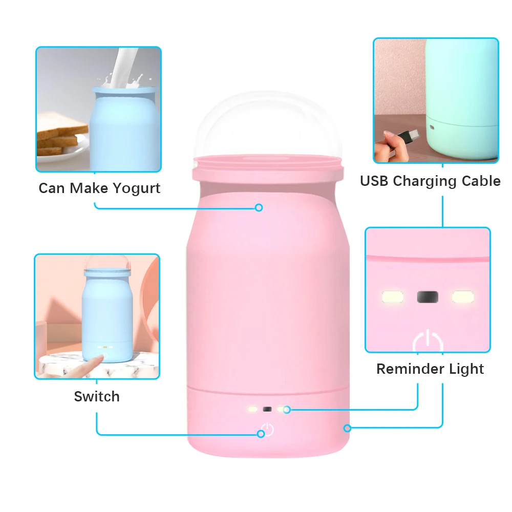 SN01 High Quality Stainless Steel Mini Electric Automatic Yogurt Makers Home Greek Machine Yogurt Cups Maker Wholesale Supplier