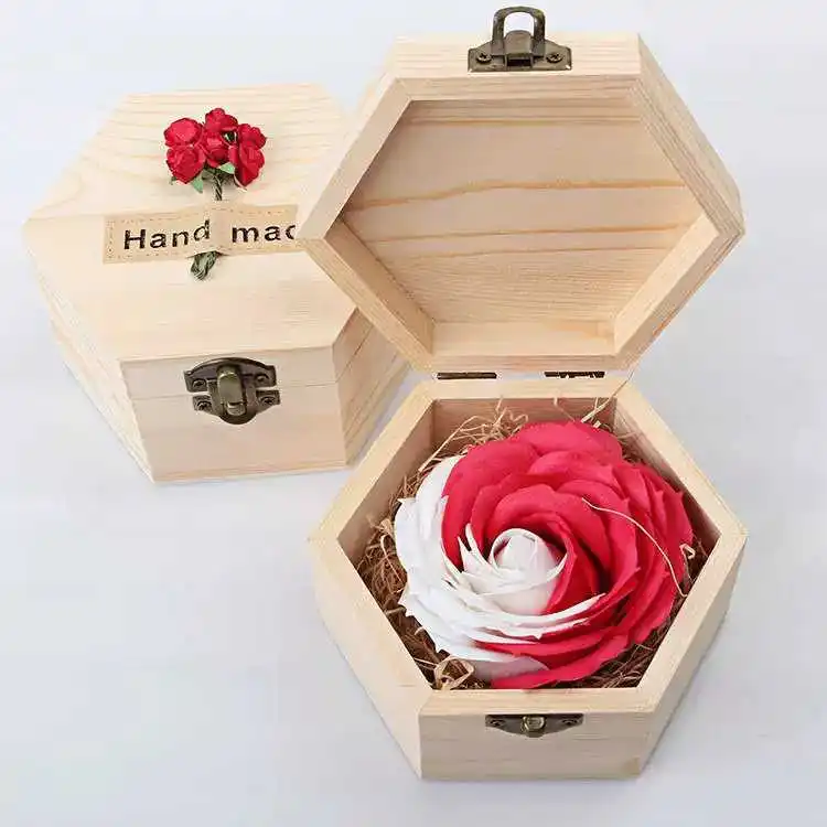
Storage box wooden flip desktop debris wooden box household jewelry gifts square wooden box customized 
