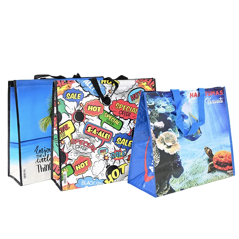 Recycle Eco-friendly Promotional Pp Non Woven Bag Eco Promotional Lamination Pp Non Woven Bags