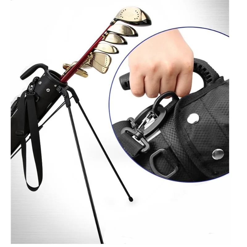 Custom Logo High Quality Waterproof Nylon 6 Club Stand Golf Bag