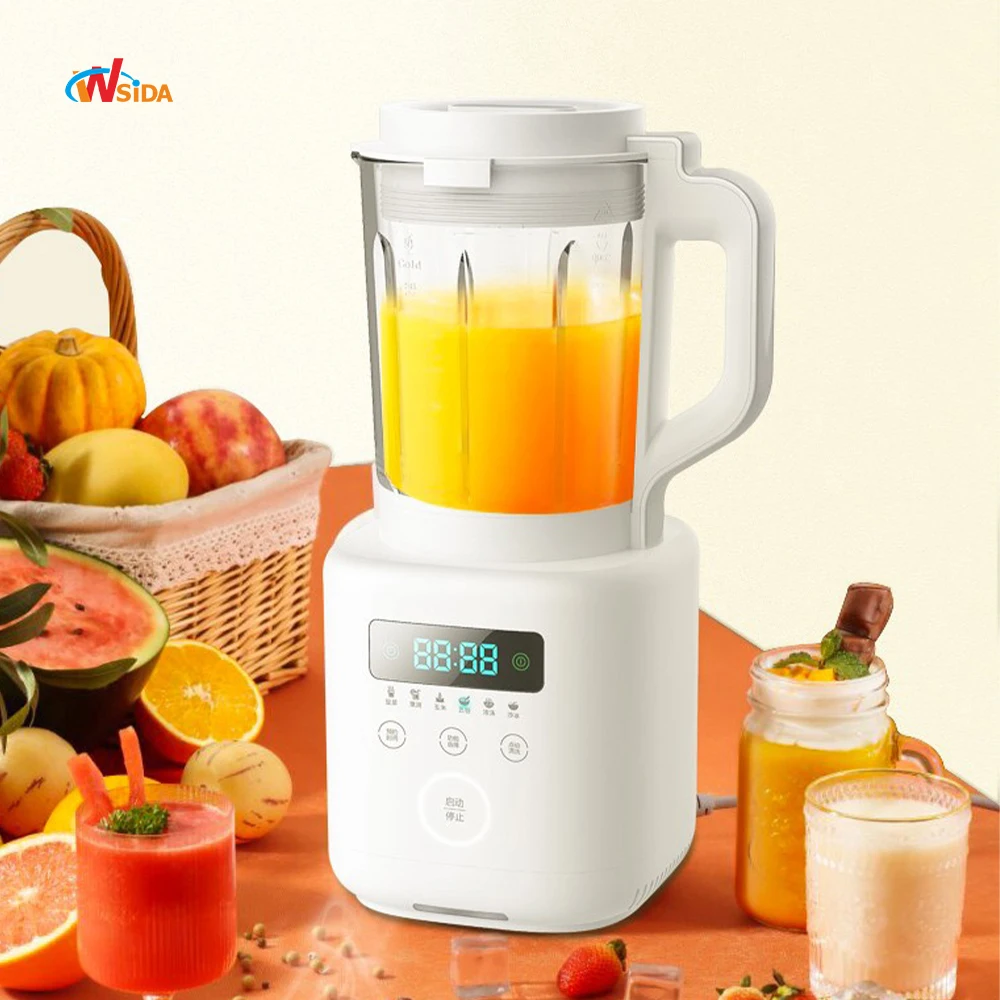 Wsida High Speed Commercial Smoothie Electric Vacuum Blender Newest Powerfull Shake Blender One Key Cleaning Immersion Blender