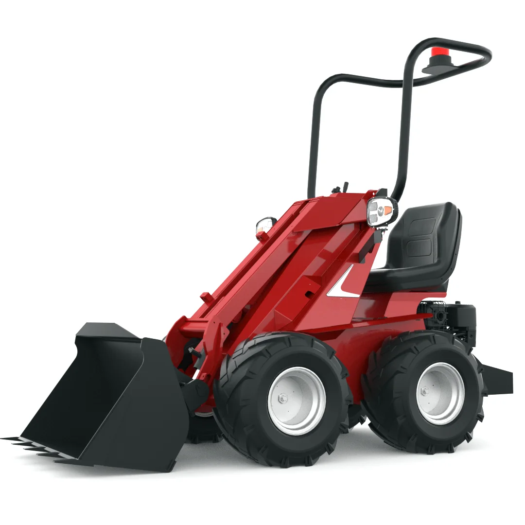 For Planting Tree and Cleaning at Garden Mini Wheel Loader for Sale 2023 Factory Hot Sale 4 WD Luxury Water 500 Hydrostatic 4wd