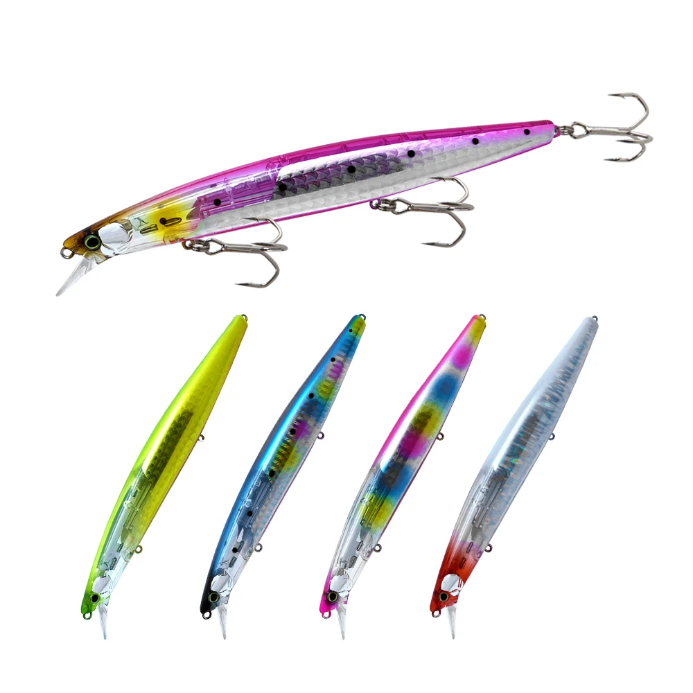 HONOREAL Flash Flake Floating 163MM 32G Saltwater Minnow Fishing Lures
