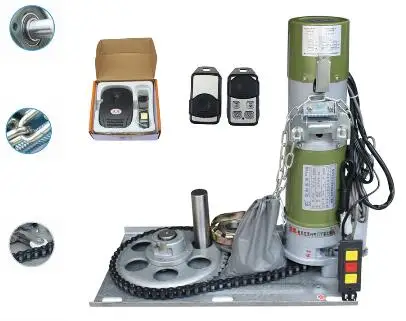 Solar Side Motor For Roll Up Gate Control System Of Shutter Rolling Gate Motor