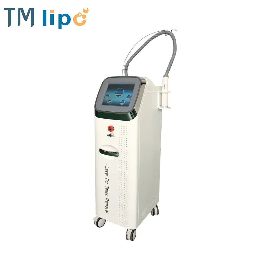 Drop shipping! Stationary Nd YAG 755nm pico second laser tatoo remover for dark skin freckle removal for spa center