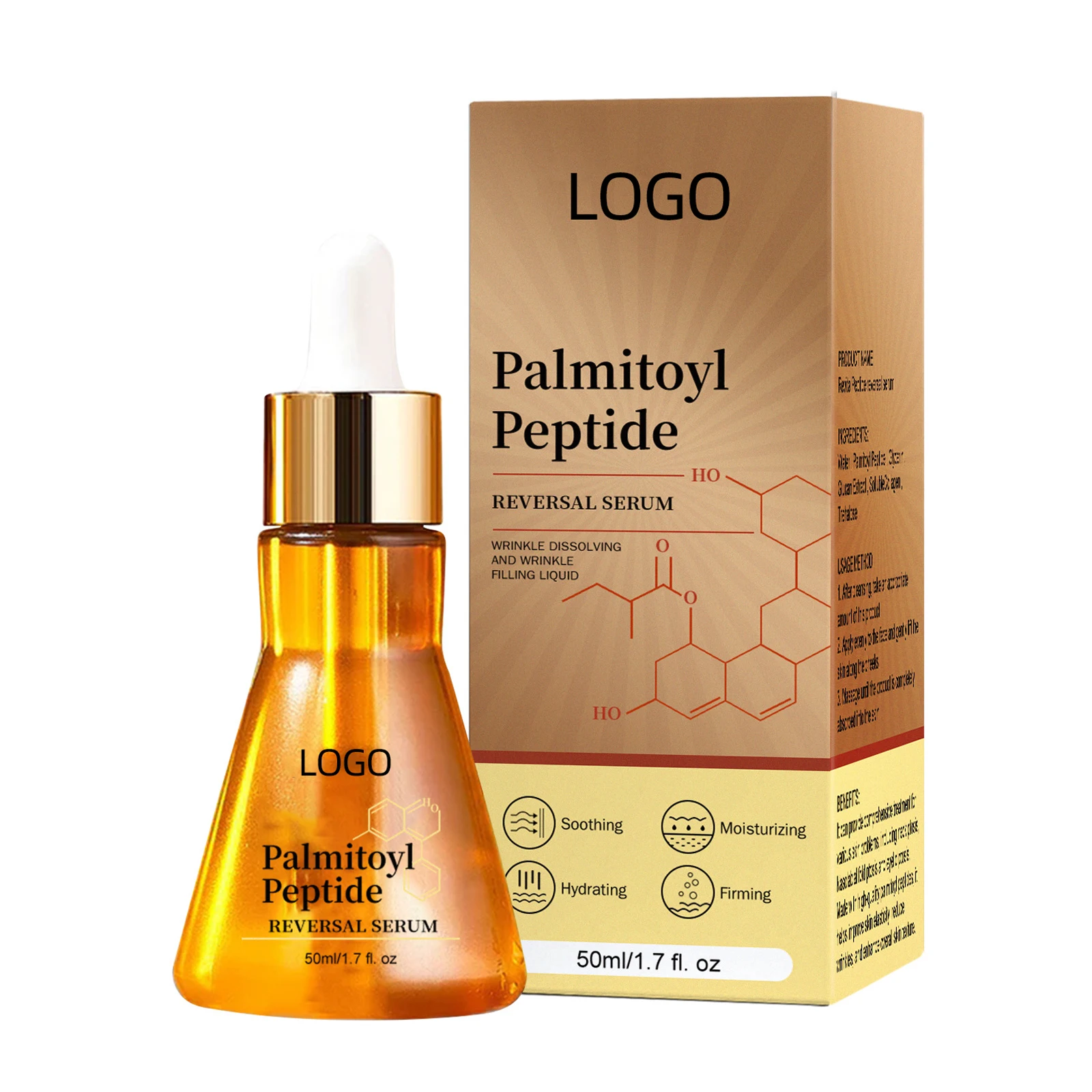 Manufacturers Wholesale Korean Cosmetic Anti-wrinkle Nourishing Organic Essence Face Improve Skin Elasticity Serum OEM Custom