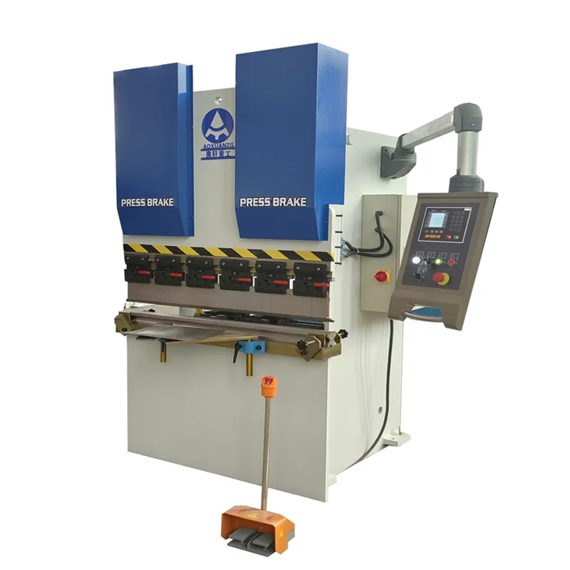 Hydraulic Press Brake, Folding Bender with E21 Controller, NC Sheet Metal Bending Machine for Multi Angle Forming