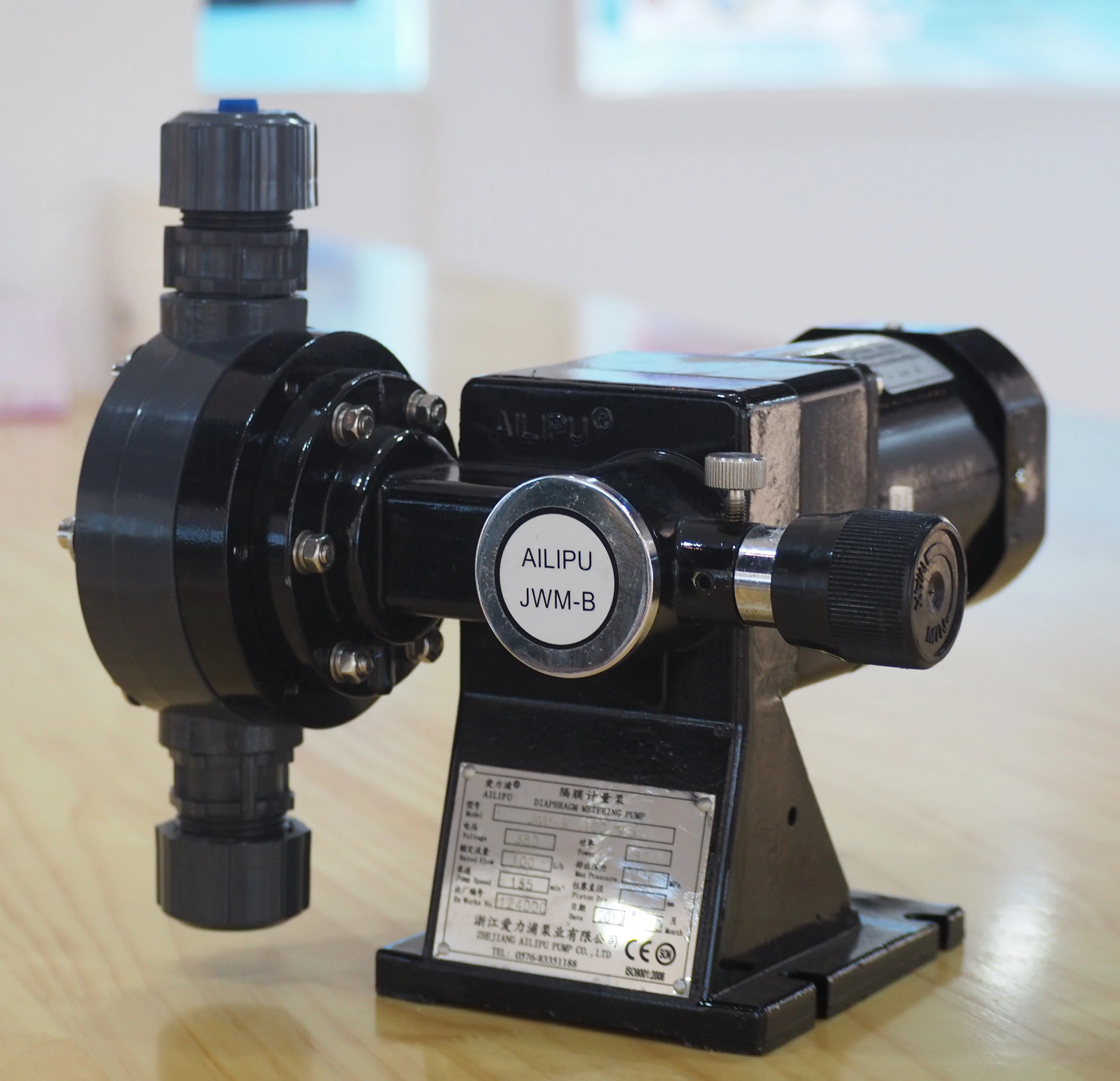 Ailipu Hot Selling Pump JWM-B12/1 No Leakage Chlorine Dosing Pump With Industry Leading High Quality