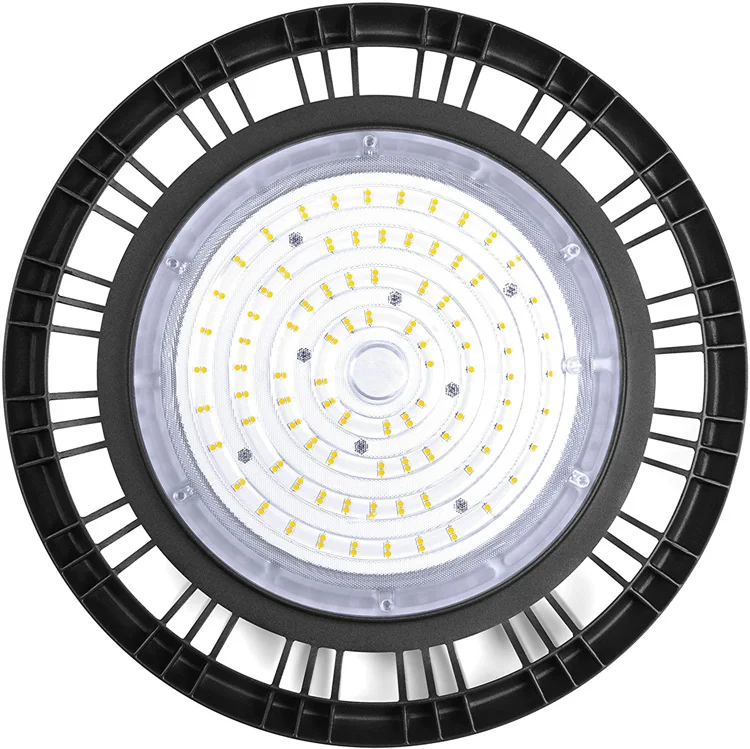 
Factory Warehouse Industrial Luminaire Ip65 Waterproof Smd Aluminum 100w 150w 200w Ufo Led High Bay Light 