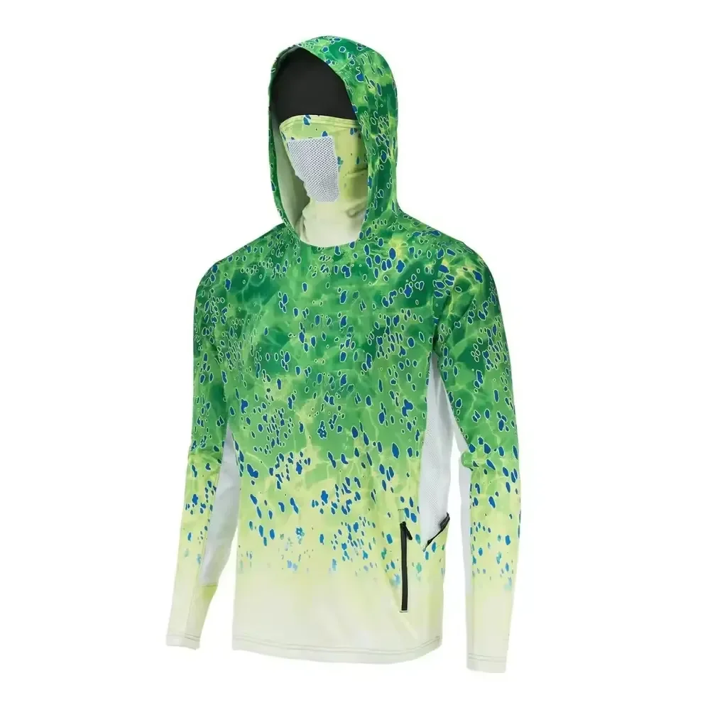 High Quality Lightweight Fishing Shirts Custom Logo Uv Protection Sport Wear Quick Drying Upf50+ Long Sleeve Fishing Hoodie