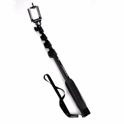 Original Yunteng YT-188 Aluminum Long Selfie Stick Gopro Camera Monopod with Phone Bracket for Cellphone