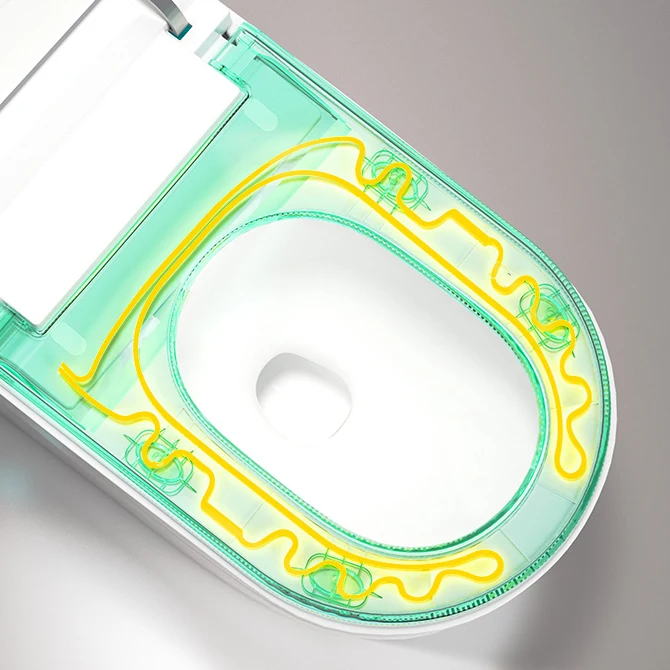 Modern luxury hotel automatic ceramic smart intelligent toilet one piece sensor flushing wc bathroom smart toilet