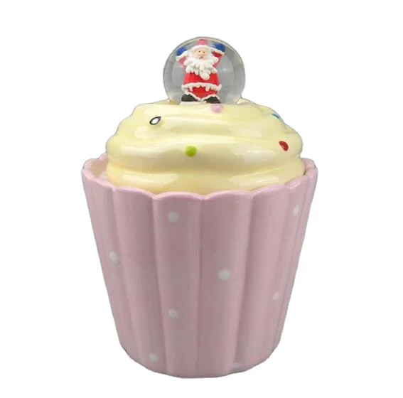 Большая керамическая банка для кексов мороженого печенья сладкая высотой 15 см подарки и поделки на заказ