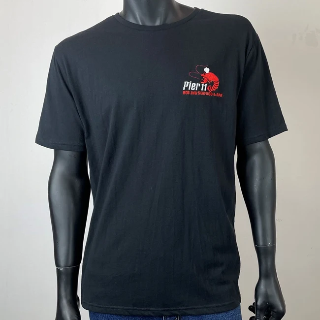 Мужские Простые Пользовательские Графические Печатные чистые хлопковые рабочие футболки унисекс индивидуальный логотип Униформа персонала ресторана