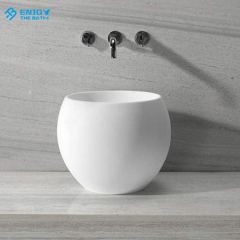 Прямо с фабрики сантехника твердая поверхность умывальник раковина для ванной комнаты оптовая продажа современный дизайн
