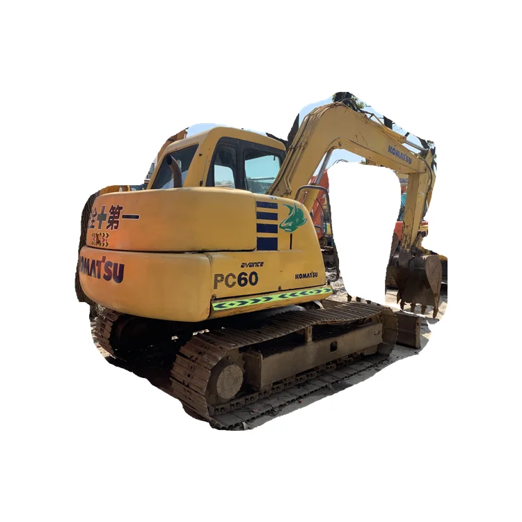 
Used Komatsu PC60-7 crawler excavator low price and beautiful machine condition 