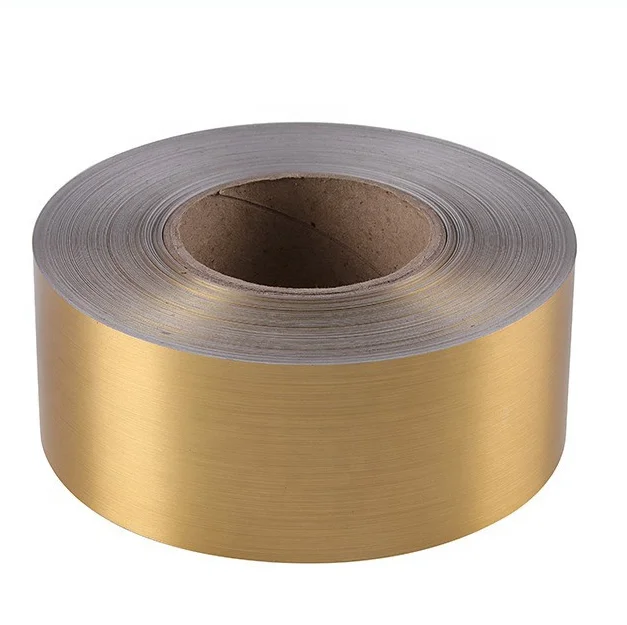 raw material Gold/Silver Wire Drawing Brushed Color Metalized Pet Film laminating
