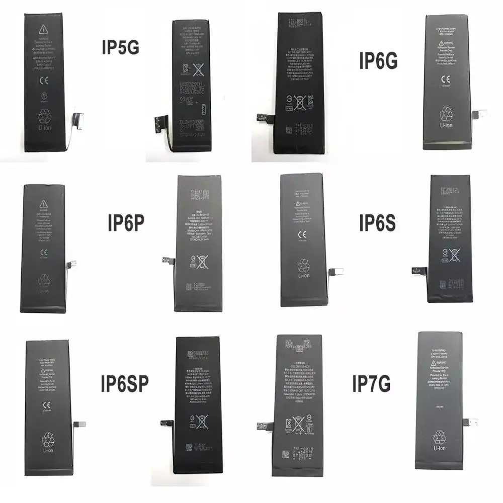  2019 Сменный аккумулятор для сотового телефона iphone 6s plus 6sp + батарея 8 7 6 5 4 0 цикл Прямая поставка с
