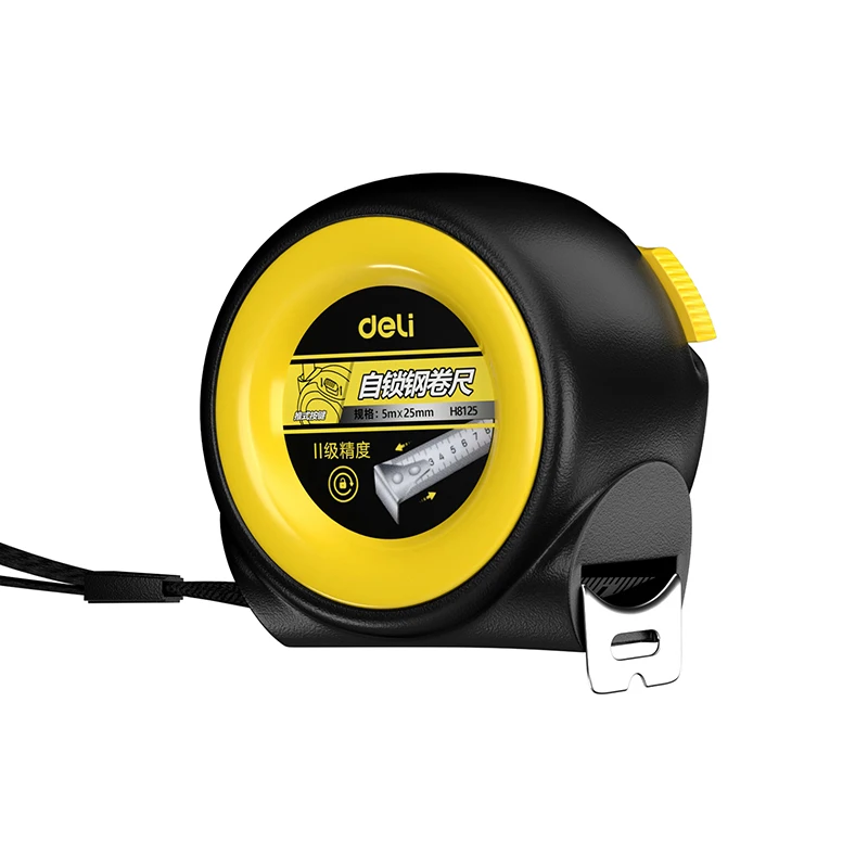 Fluorescent ruler with tape measure thickened super wear-resistant3m 5m 7.5m  steel tape measure first-class accuracy ruler