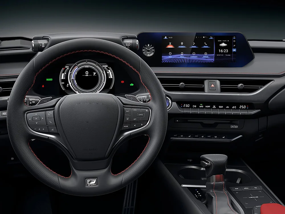 10.25 Inch Carplay For Lexus UX UX200 UX250h 2019 Android 13 Car Stereo With Car Multimedia Player GPS Head unit BT Touch Screen