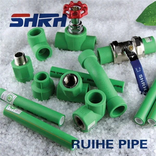 32mm Custom Plumbing Materials Female 1/2 Ball Valve Ppr Pp-r Plastic Polypropylene PPR Pipe Fittings for Water Supply