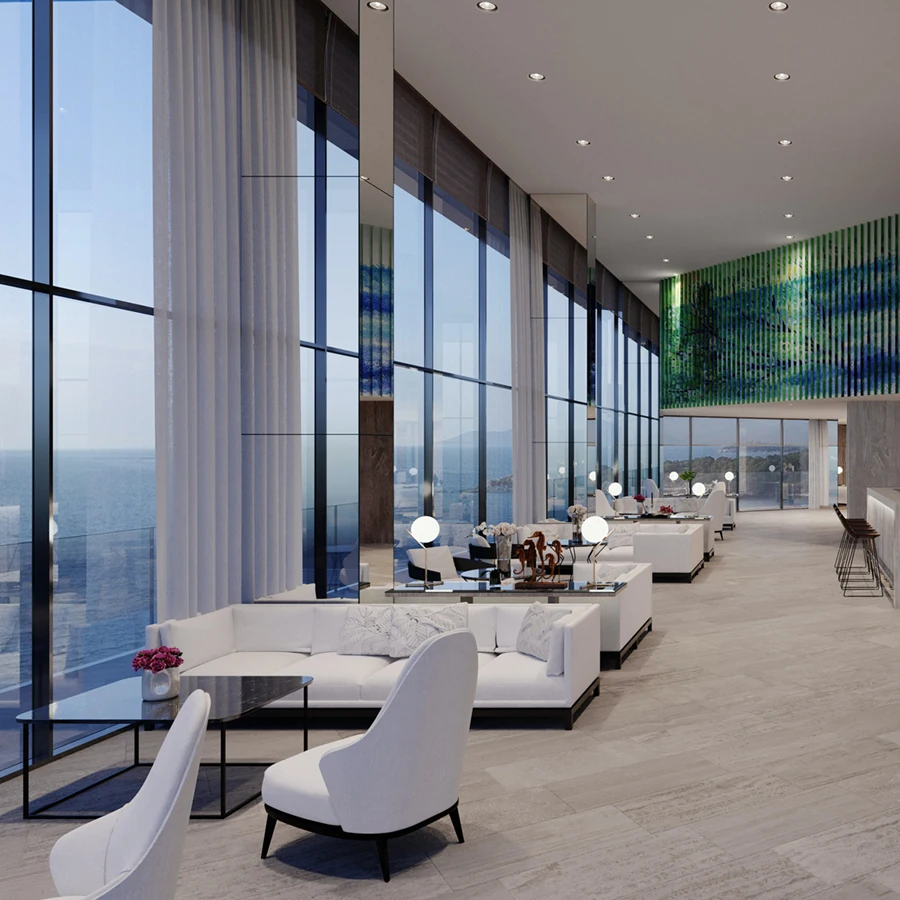 Commercial Hilton Hotel Furniture Lobby Furniture Table Chair For Sale