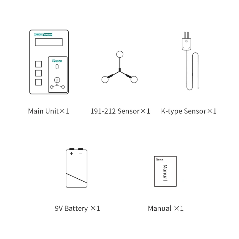Digital temperature tester for soldering tip and desoldering nozzle LCD display precise measurement soldering thermometer