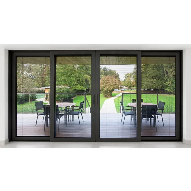 Австралия Silding окна с AS2047 AS1288 AS2088 матовый черный цвет