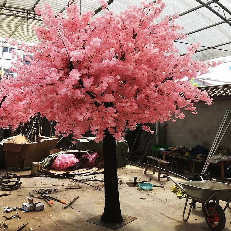 5ft Purple Large Outdoor Artificial Cherry Blossom Trees