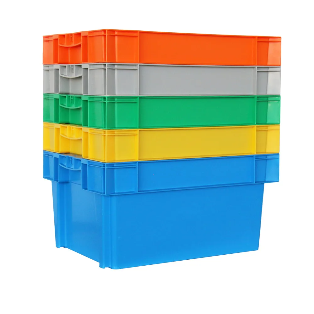 Сверхмощный логистический Промышленный Склад, супермаркет, для хранения овощей, фруктов, пластиковые стопки и гнезда, коробки для оборота