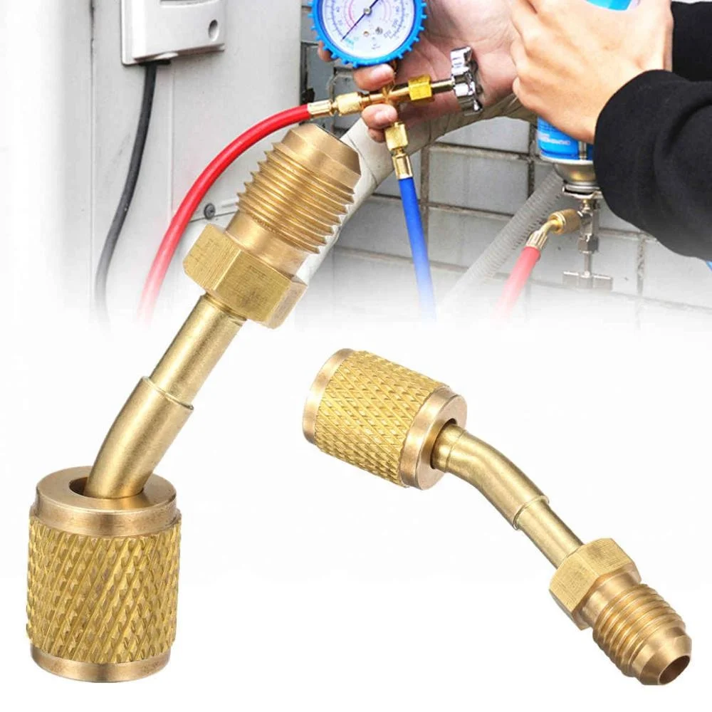 R410a Refrigerant  adapter/R410a charging adapter with ball valve