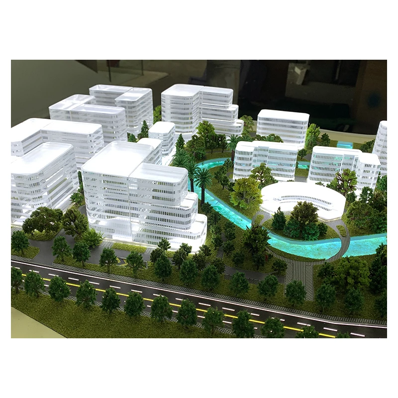 New design architectural design crystal miniature building model 3d print architecture model