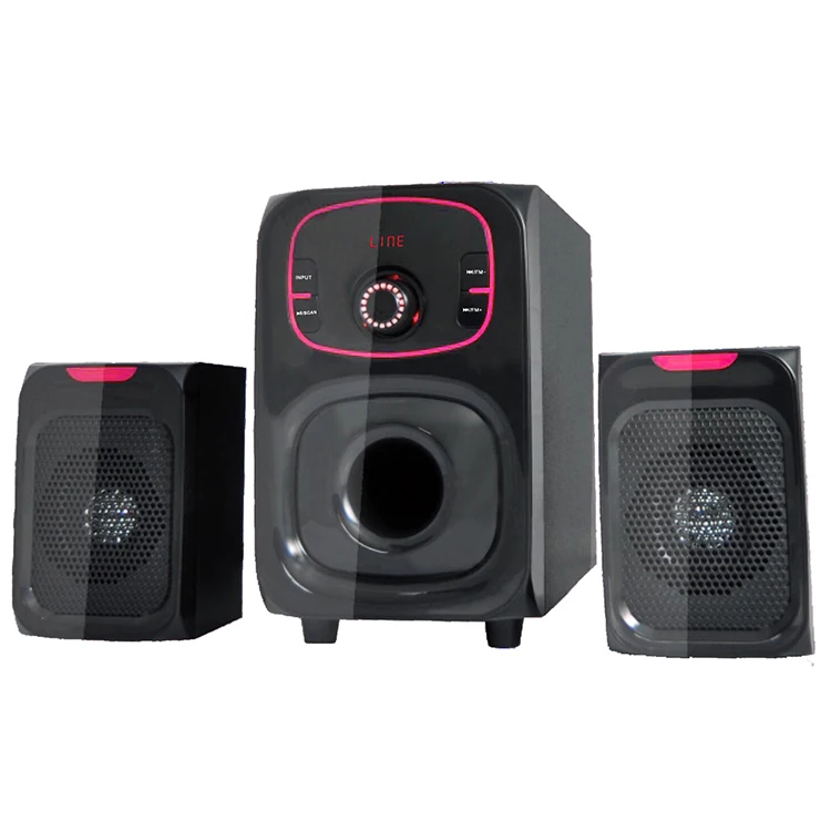 Audmic mini portable  subwoofer speaker with bluetooth remote control home theatre