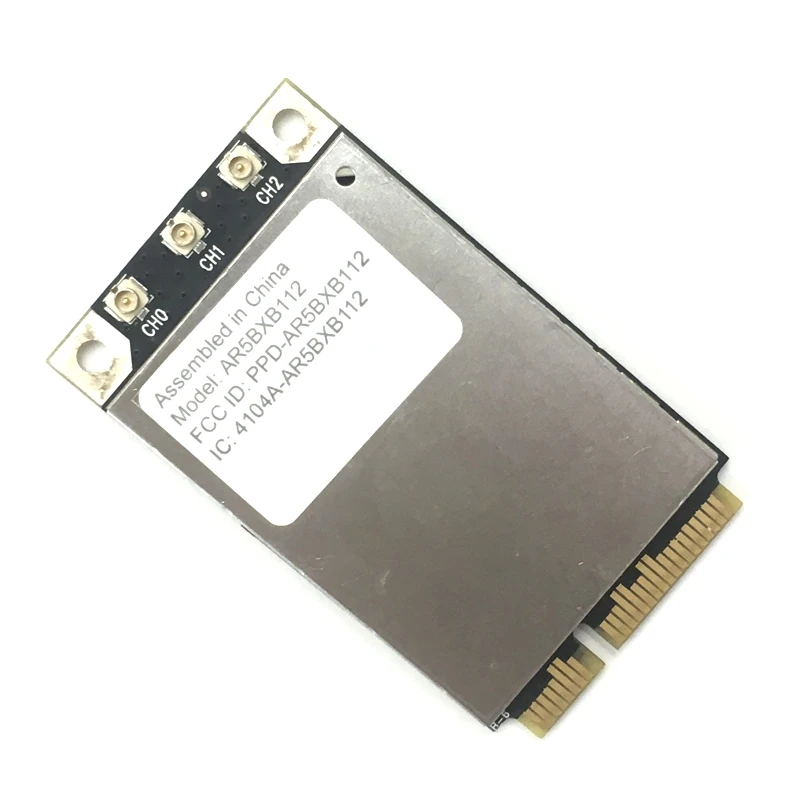 Atheros AR5BXB112 AR9380 Dual Band 450 Mbps Wifi Mini PCI-E Wireless Card for Apple 802.11a / b / g / n Wlan CARD