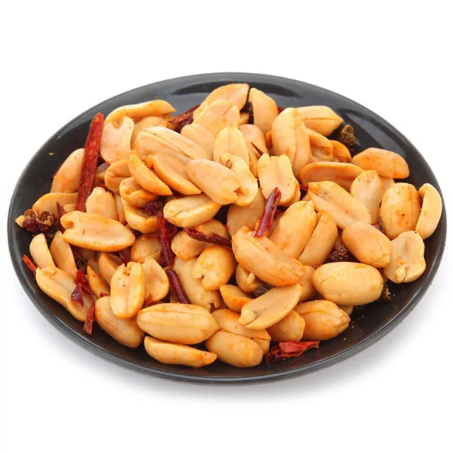 Chinese Snacks Sichuan Chili Flavor Roasted Peanuts Healthy Nutrition Snacks