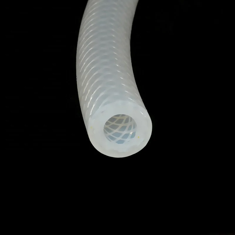 15*8 Fiber Reinforced Pressure Resistance Soft Elastic Silicone Tubes