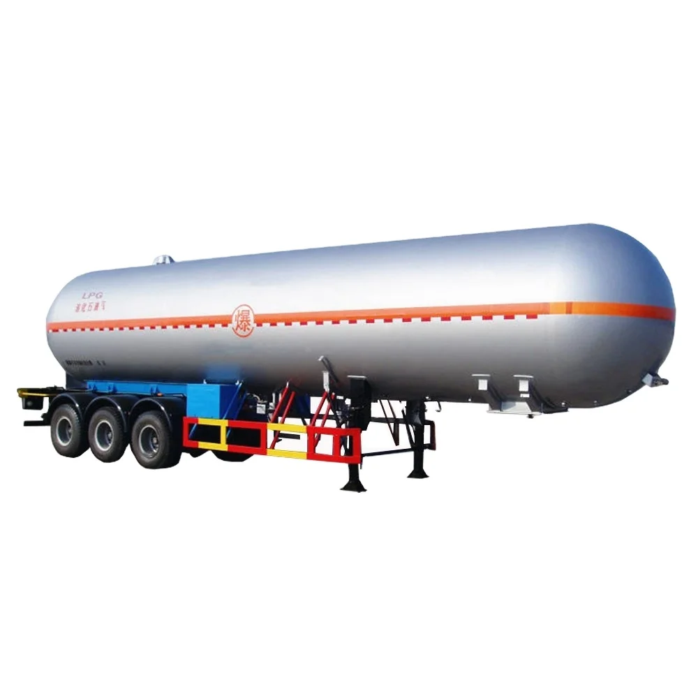Cleaner Liquefied Gas Transport LPG Gas Tank Semi Trailer