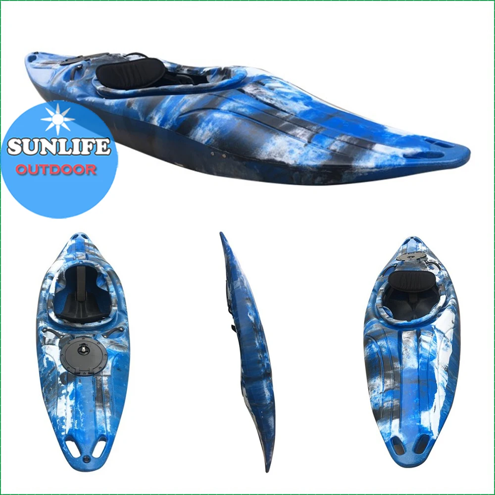 Wholesale High Performance Single Kayak Rowing Boat,44 Pounds Light-Weight Whitewater Kayak / Canoe