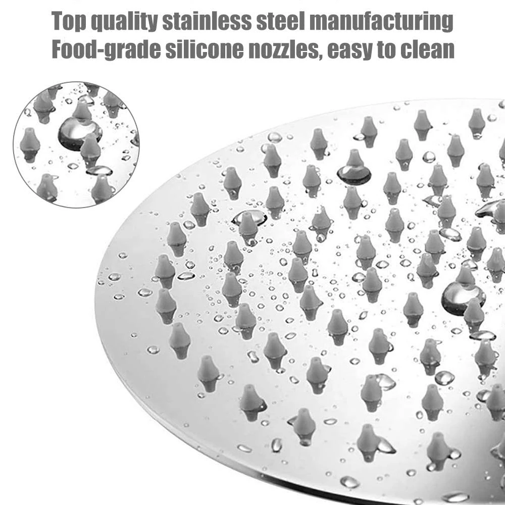 Awesome Shower Experience Ultra-thin Design High Pressure 8 Inch 304 Steel Rainfall Rain Showerhead