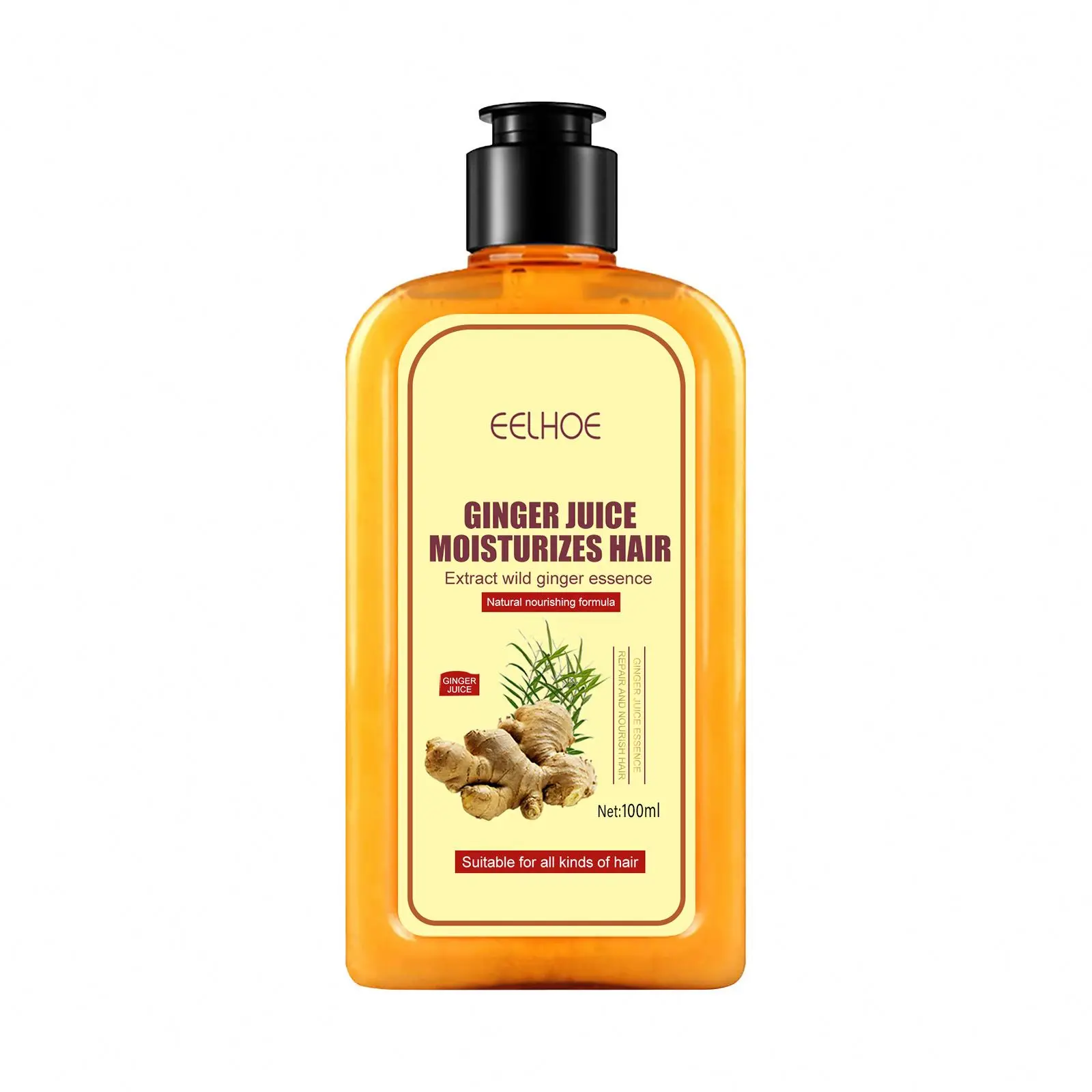 Shyway ginger anti-hair loss shampoo moisturizing follicle quality strong anti-broken hair fixation shampoo
