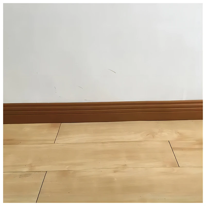 Different types corrosion resistance matte black 80mm foam floor skirting baseboard for retail wholesale