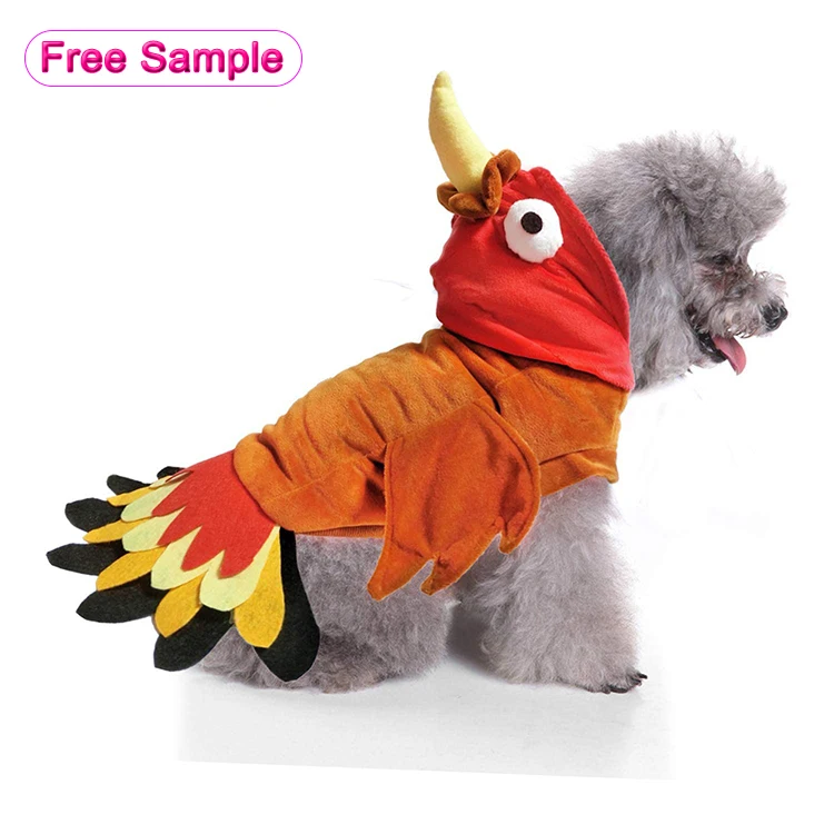 Turkey Dog Costume Thanksgiving Apparel Pet Costume Hoody Jacket Sweater Coat Dog Clothing for Dog