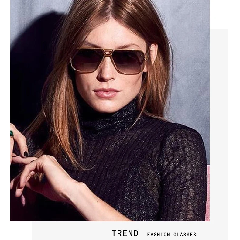 SKYWAY Brand Italian Design Fashion Sunglasses Wholesale Vintage Double Bridge Women Men Sun Glasses UV400