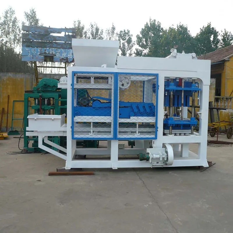 cement interlocking brick machine vibration forming hydraulic block making machine