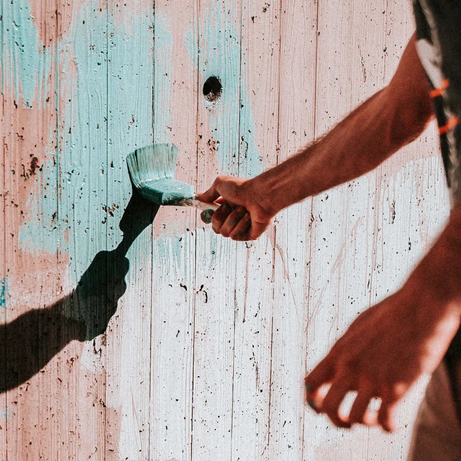 wholesale professional hand tools rubber plastic handle paint brush