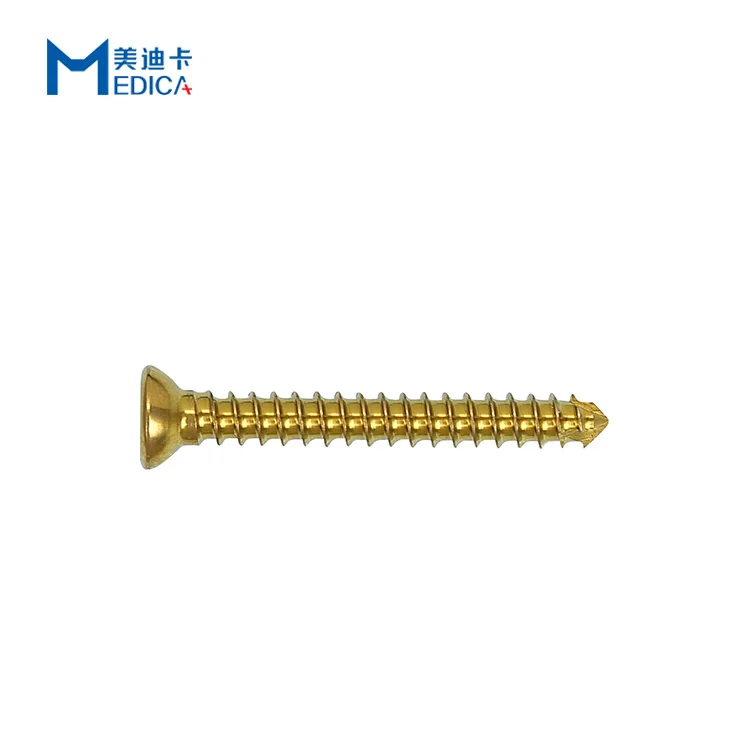 Veterinary Orthopedic Implants TPLO system 2.0/2.4/2.7/3.5mm Cortical Self-Tapping Titanium Alloy Screw