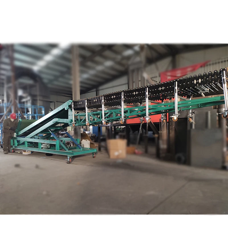 Hydraulic Lift Flexible Conveyor Plastic Screw Auger Conveyor