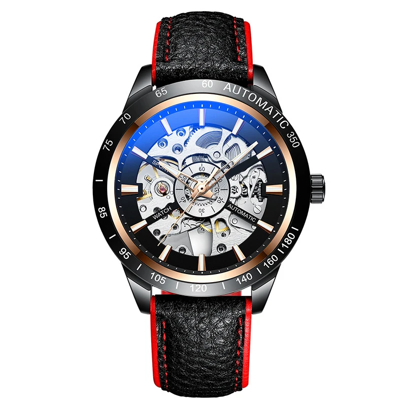 
Custom OEM Luxury Brand Mens Mechanical Watches Automatic Relogio Masculino 