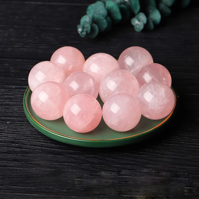 crystal crafts gemstone ball spiritual quartz rose quartz sphere for sale
