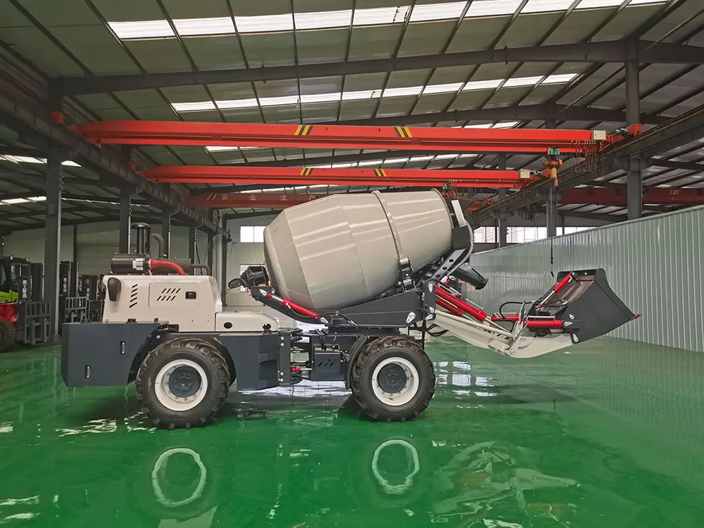 Chinese factory sale Automatic Weighing Mobile Self Loading Concrete Mixer Truck Self-Loading Rough Terrain Concrete mixer